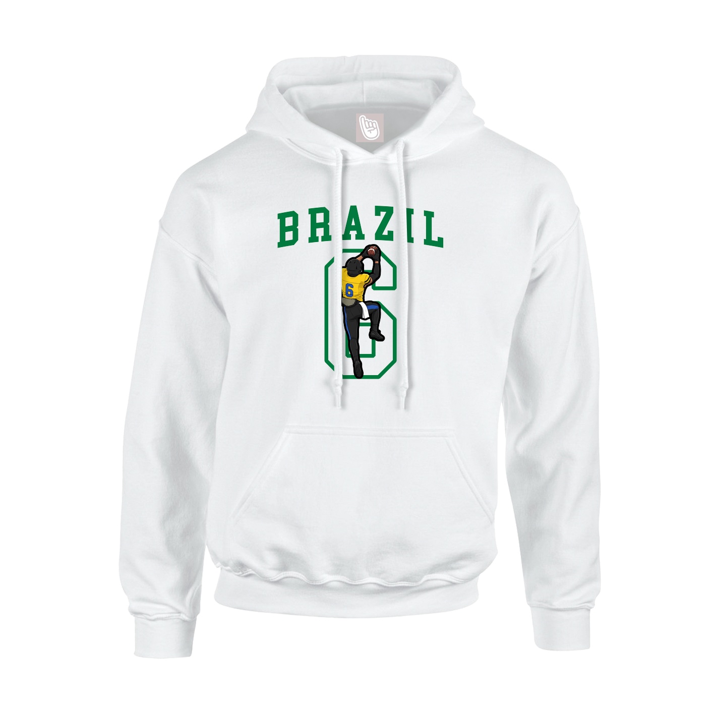 Hoodie — Shirsey in White
