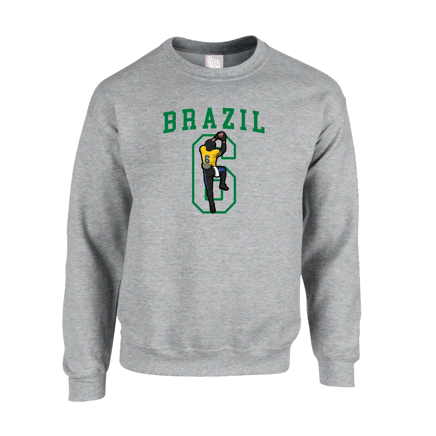 Fleece Crew — Shirsey in Grey