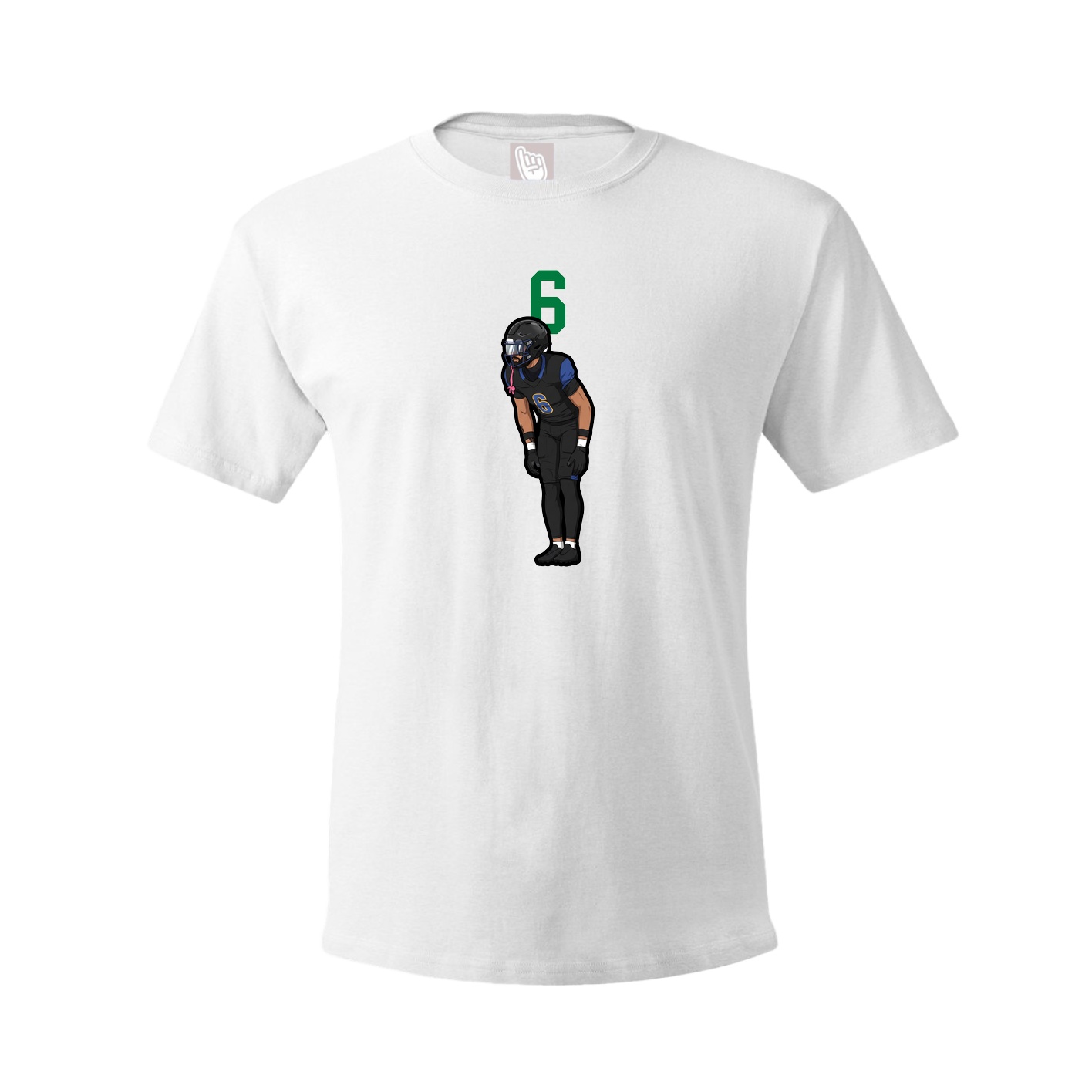 Tee — Number Top in White