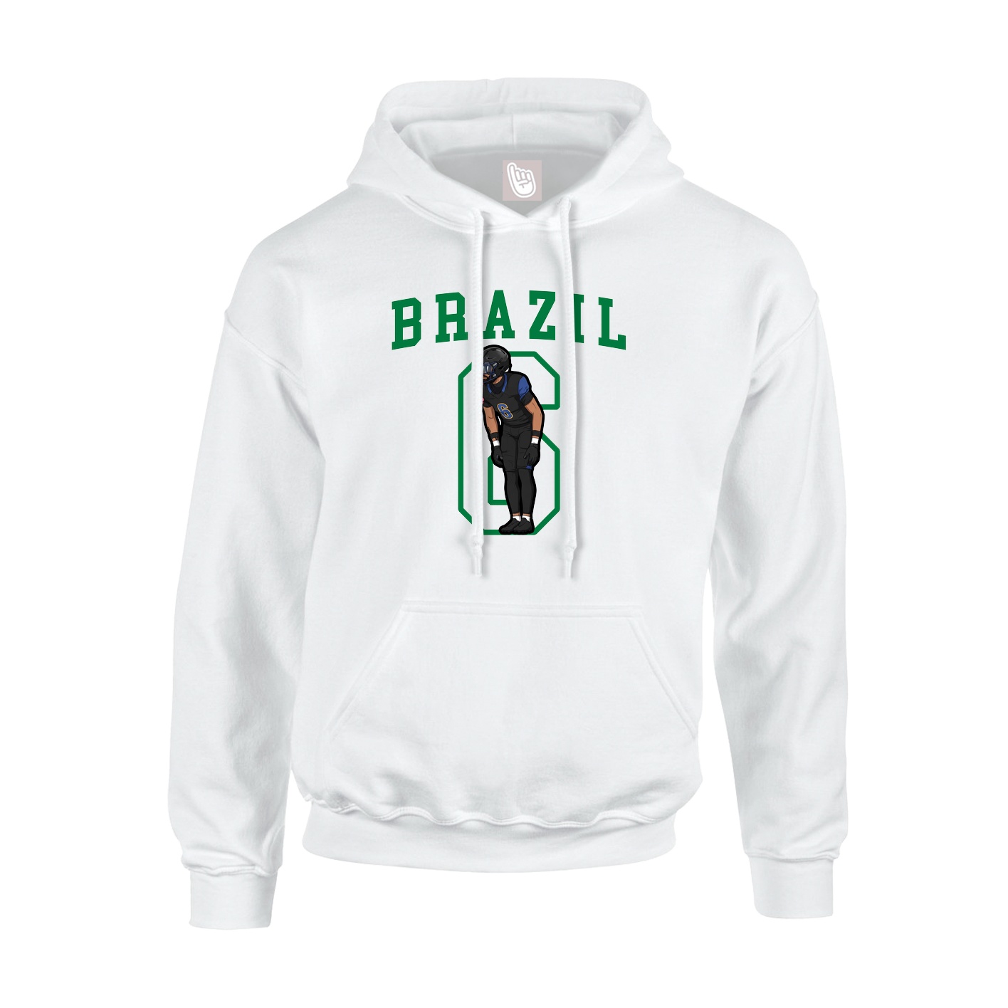 Hoodie — Shirsey in White