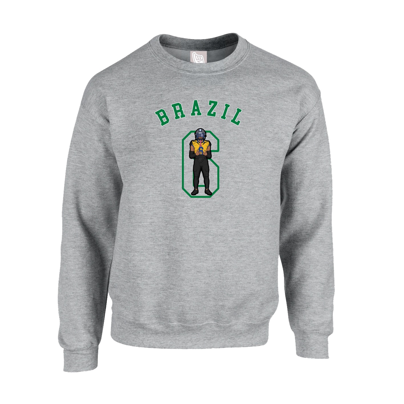 Fleece Crew — Shirsey Arch in Grey
