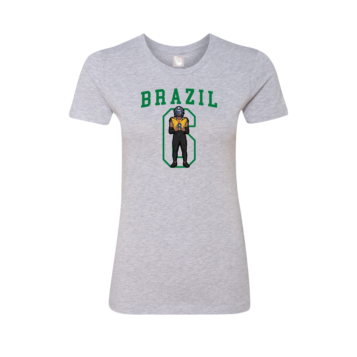 Fitted Women's Tee — Shirsey in Grey