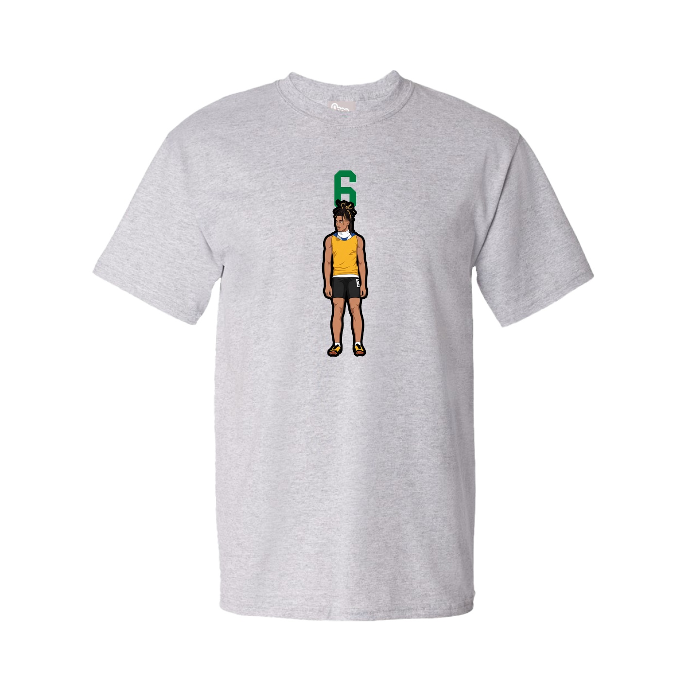 Youth Tee — Number Top in Grey