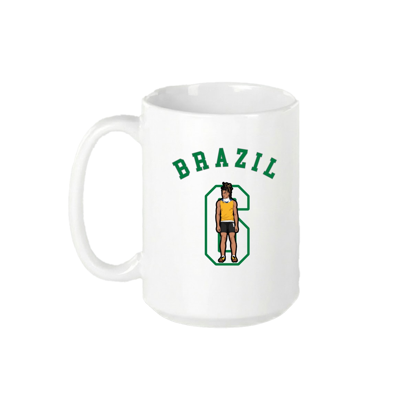 15oz Coffee Mug — Shirsey Arch in White