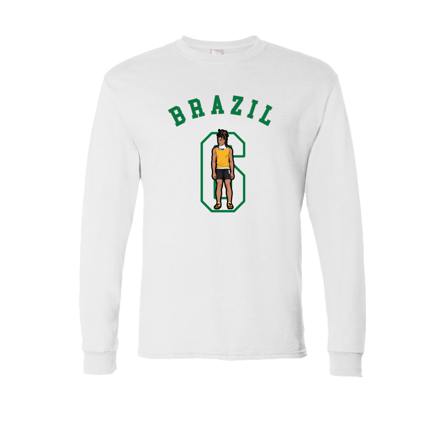 Long Sleeve Tee — Shirsey Arch in White