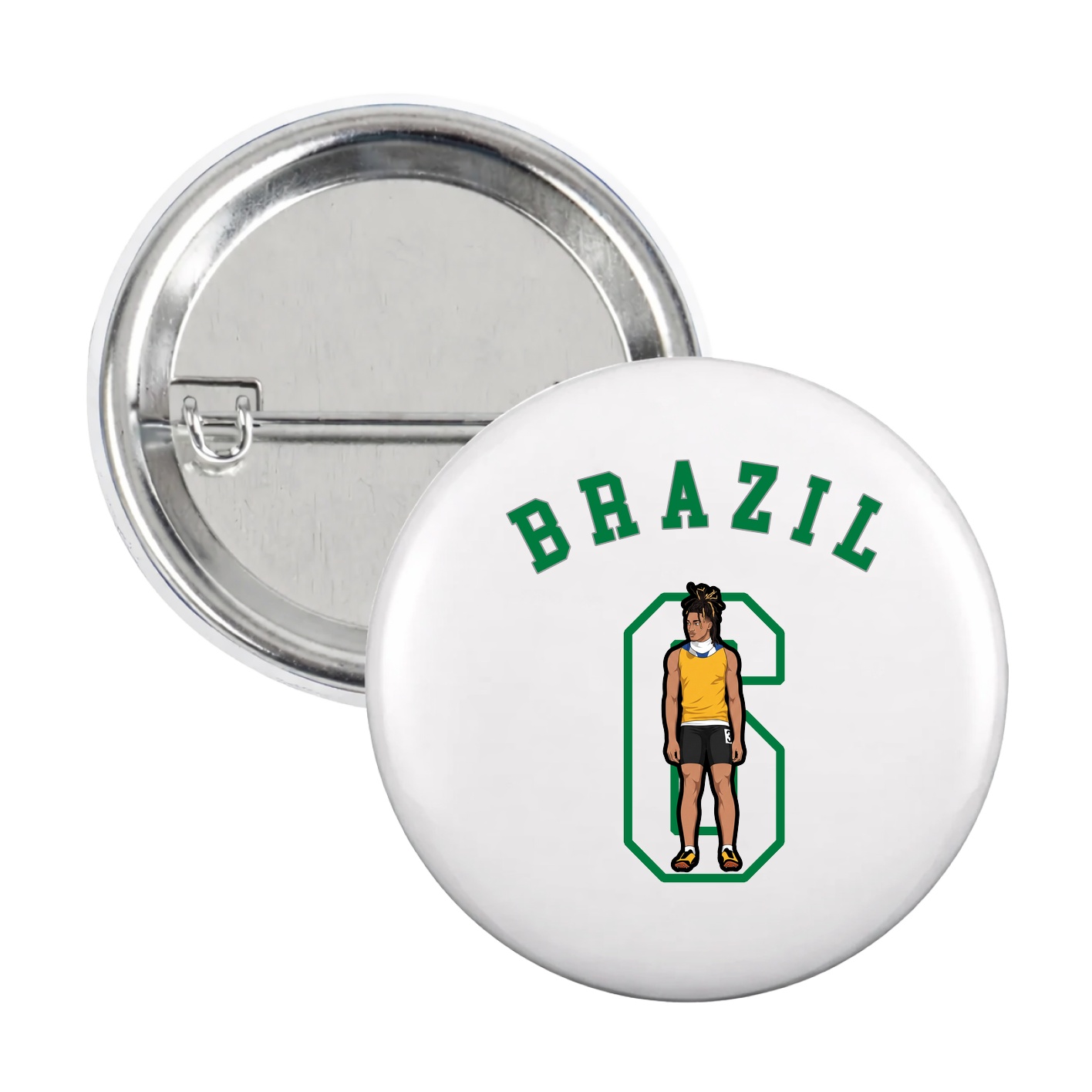Game Day Button — Shirsey Arch in White