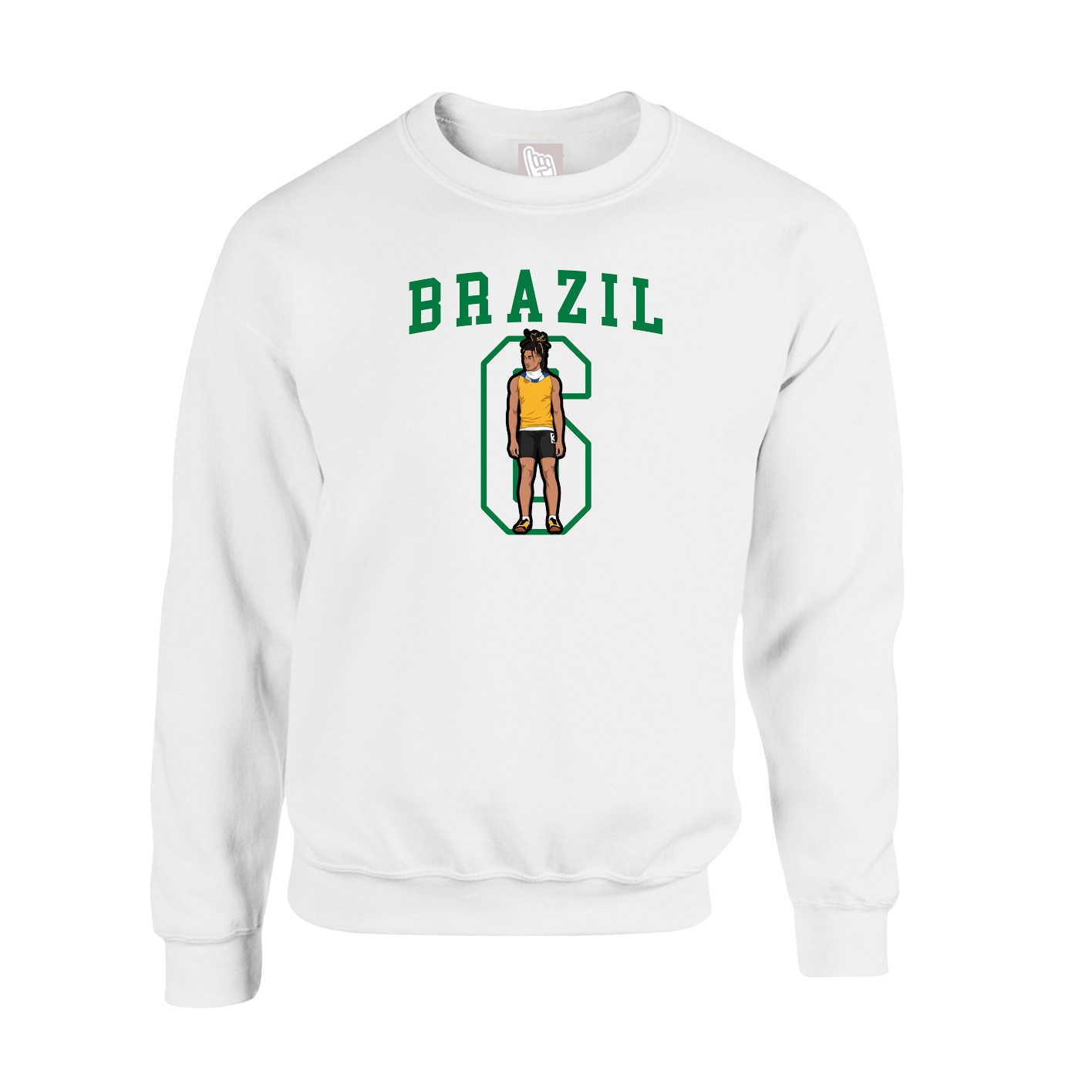 Fleece Crew — Shirsey in White