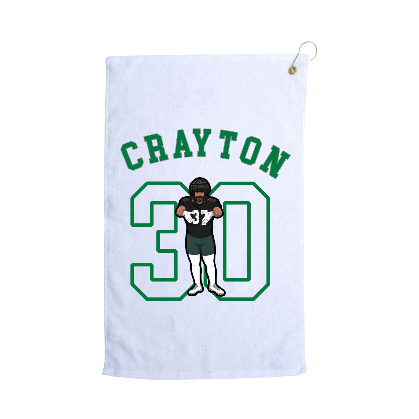 Golf Towel — Shirsey Arch in White