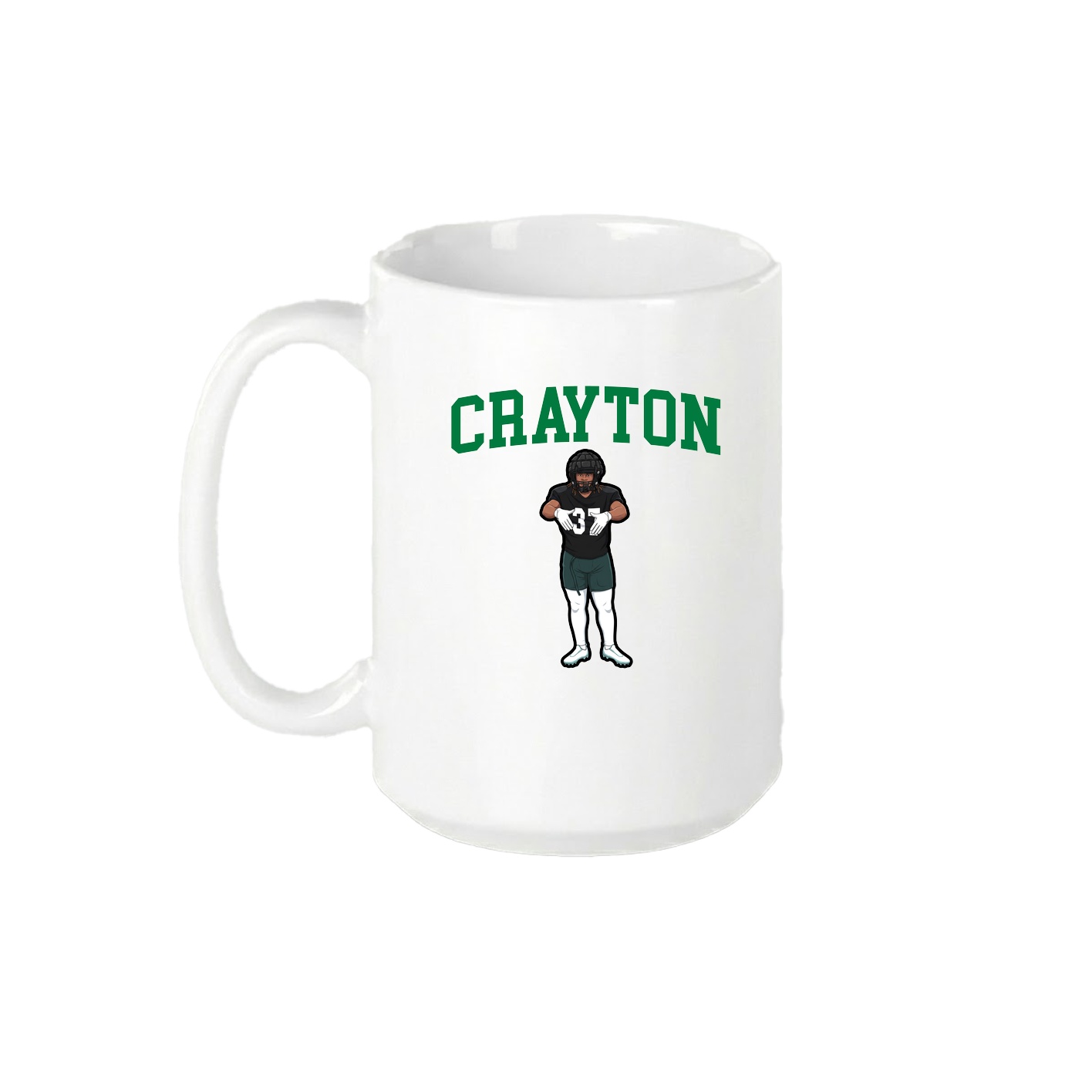 15oz Coffee Mug — Shirsey in White