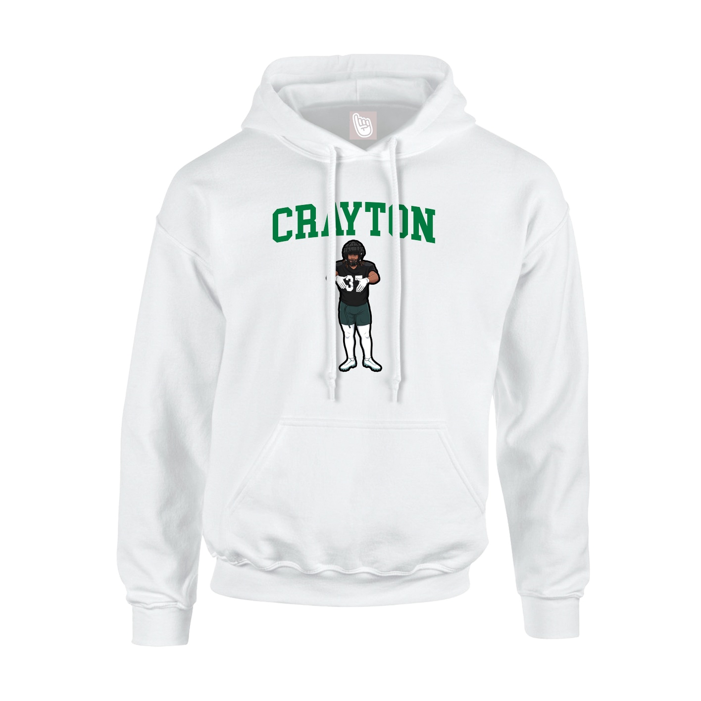 Hoodie — Shirsey in White