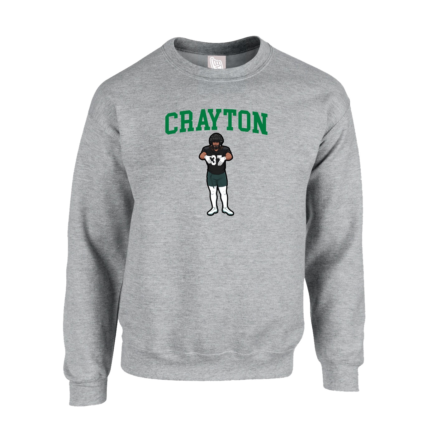 Fleece Crew — Shirsey in Grey