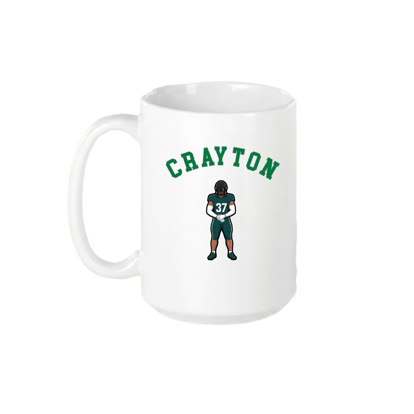 15oz Coffee Mug — Shirsey Arch in White
