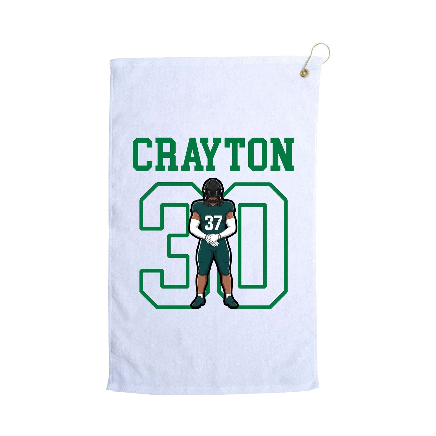 Golf Towel — Shirsey in White
