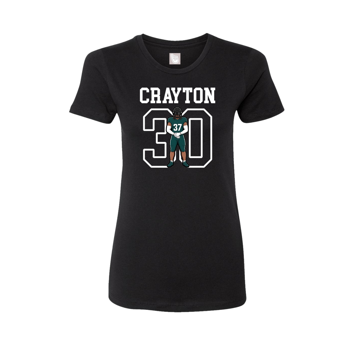 Fitted Women's Tee — Shirsey in Black