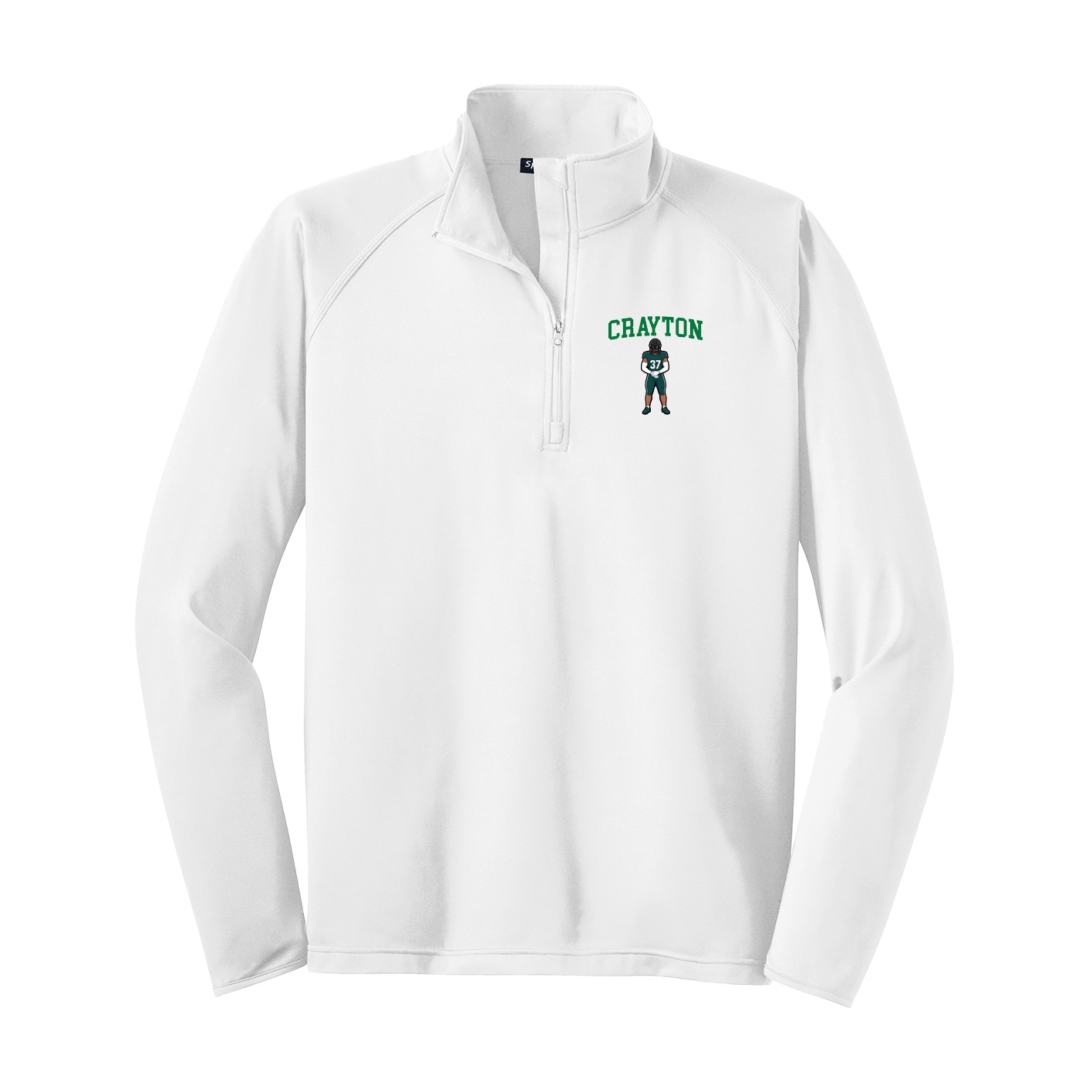 Q-Zip Pullover — Shirsey in White