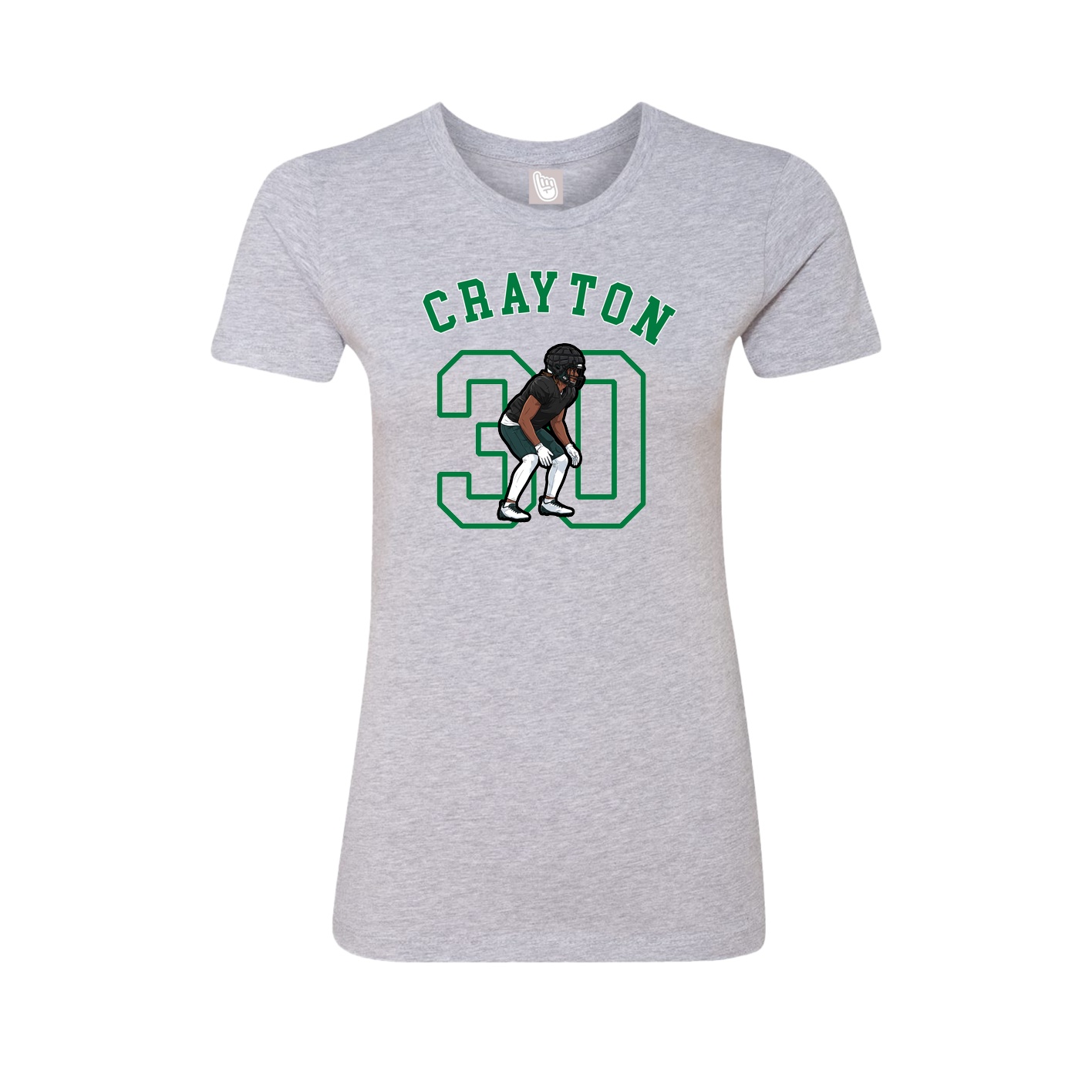 Fitted Women's Tee — Shirsey Arch in Grey