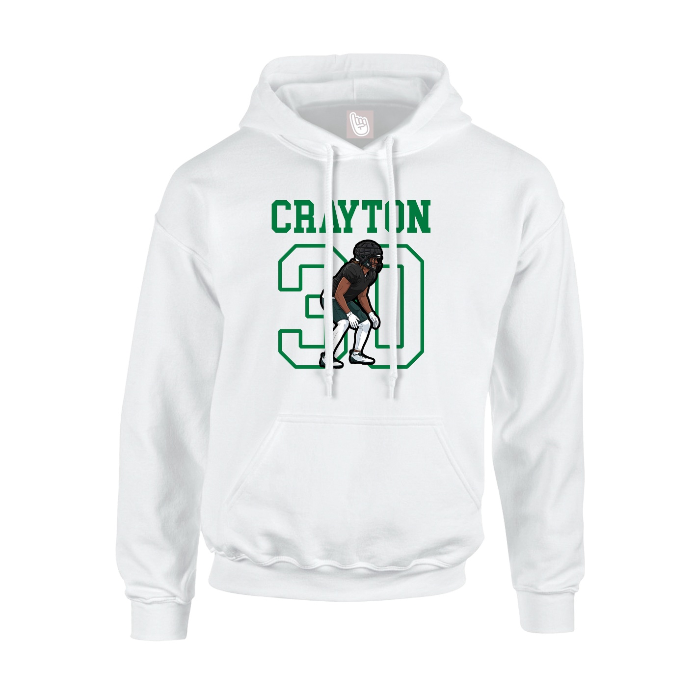 Hoodie — Shirsey in White