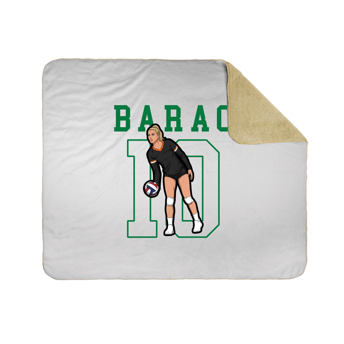 50x60 Sherpa Lined Throw Blanket