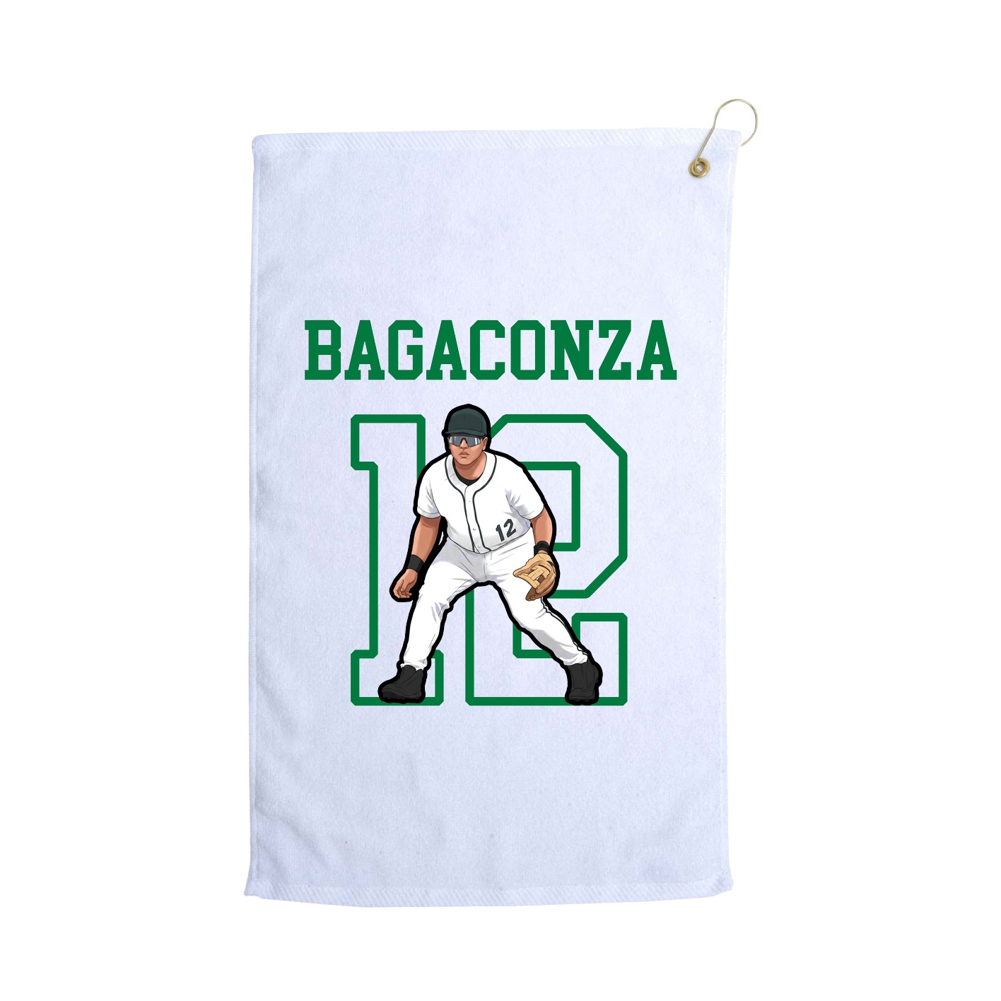 Golf Towel — Shirsey in White