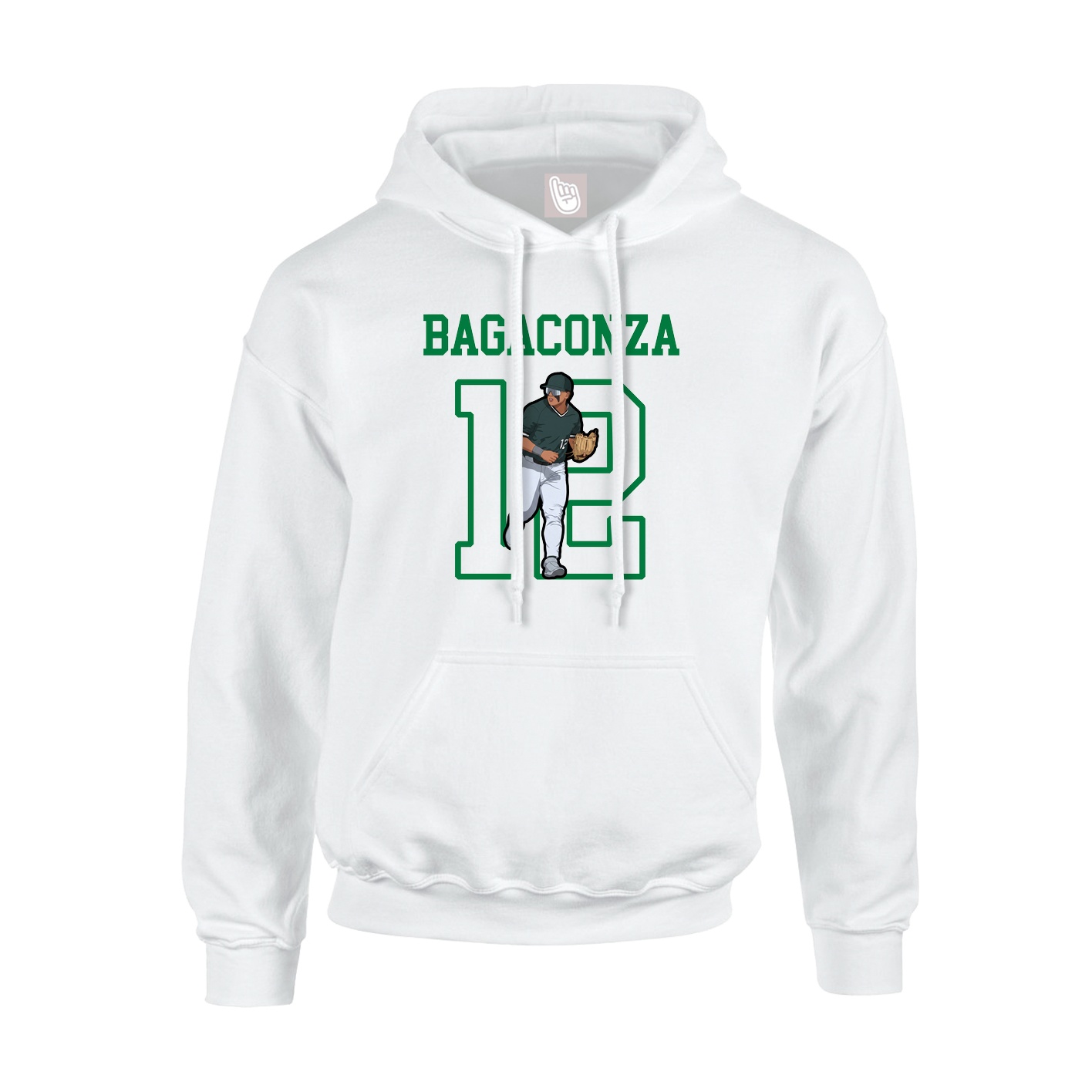 Hoodie — Shirsey in White