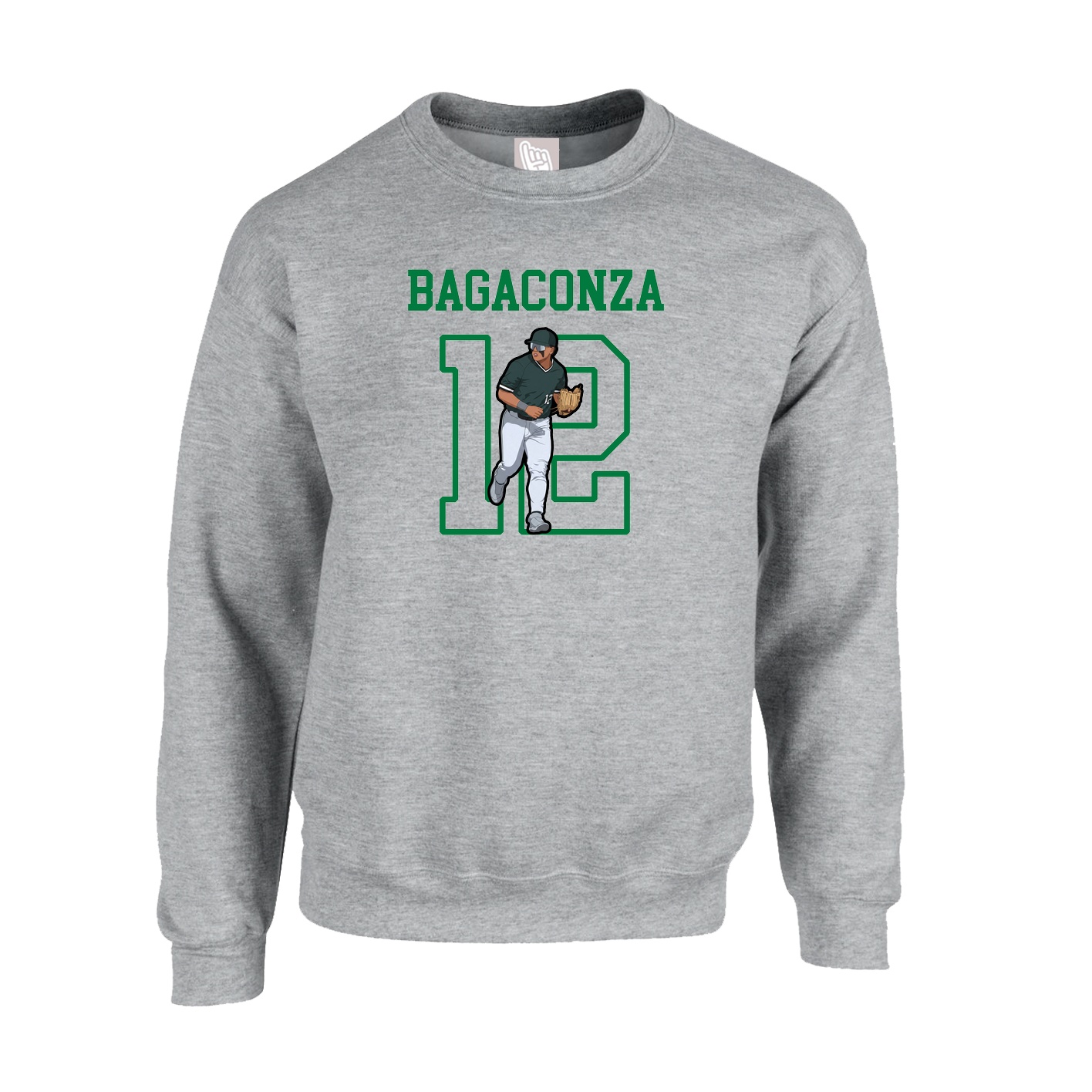 Fleece Crew — Shirsey in Grey