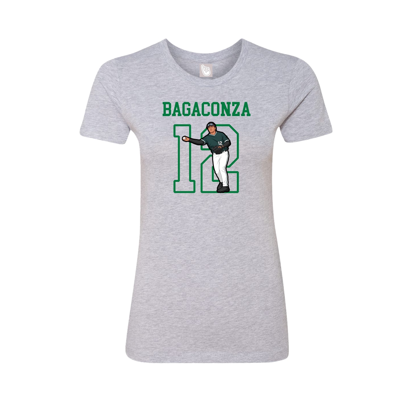 Fitted Women's Tee — Shirsey in Grey