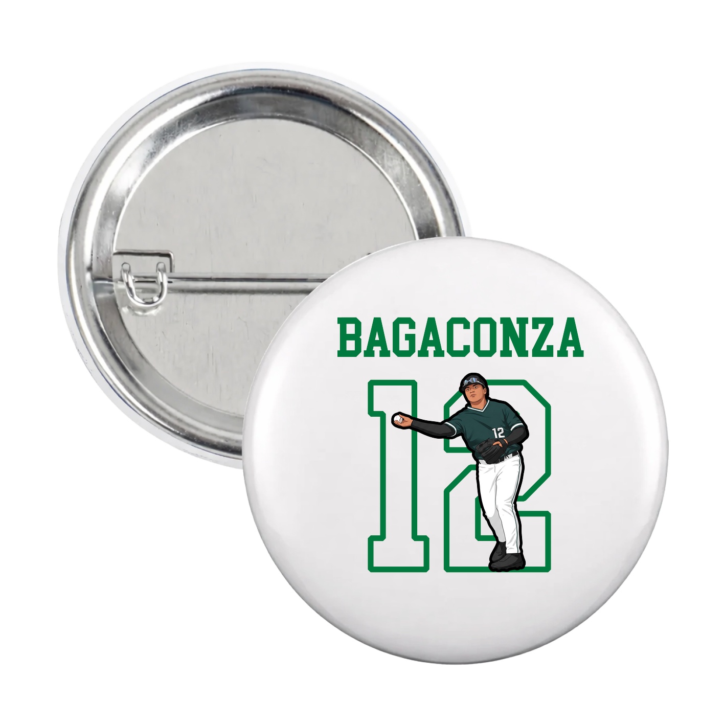 Game Day Button — Shirsey in White