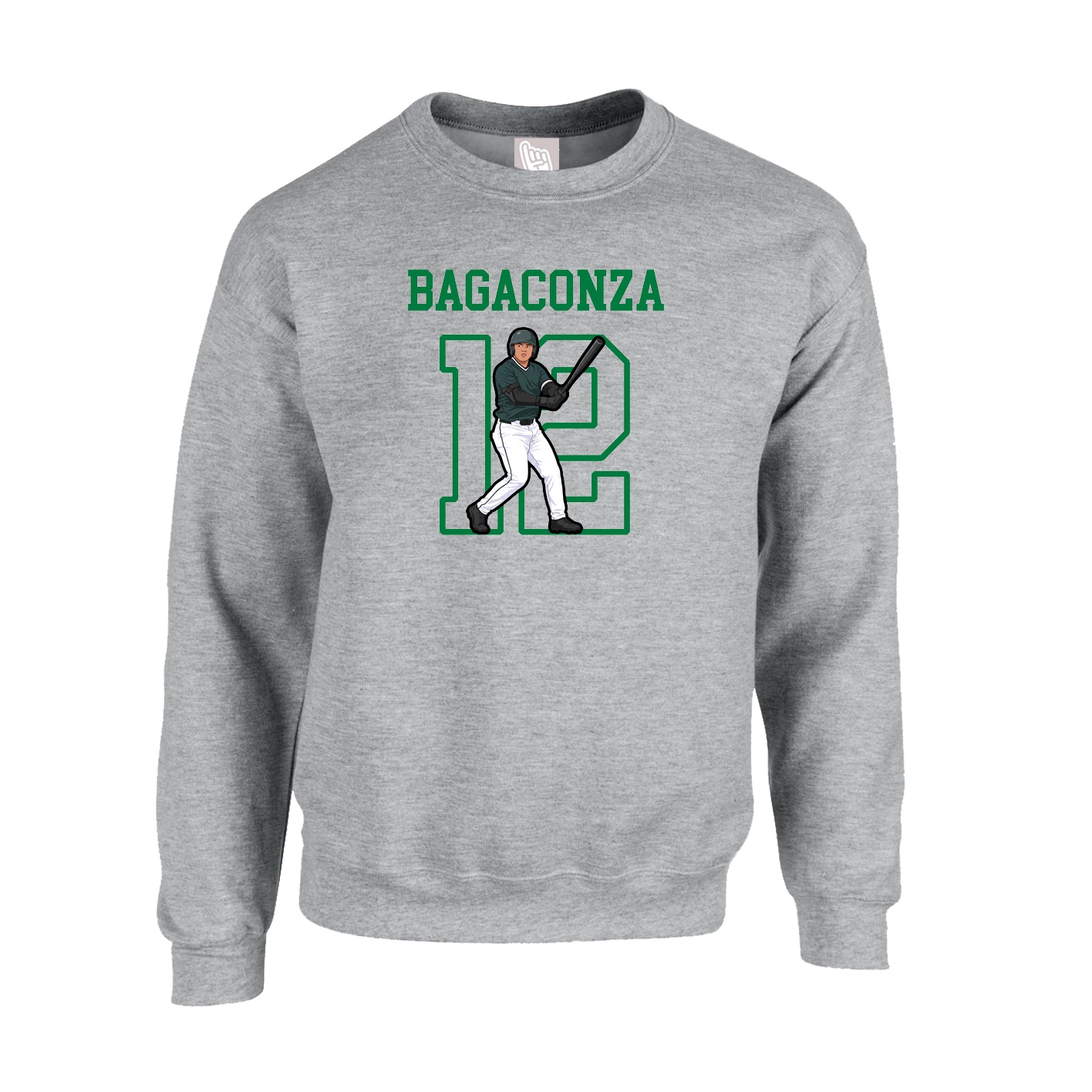 Fleece Crew — Shirsey in Grey
