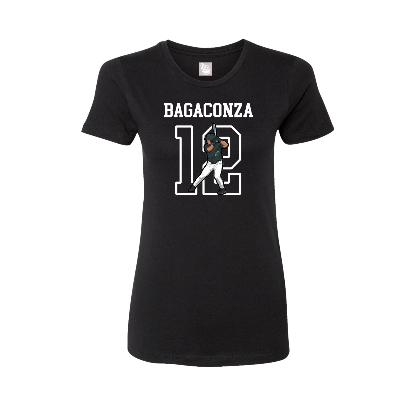 Fitted Women's Tee — Shirsey in Black