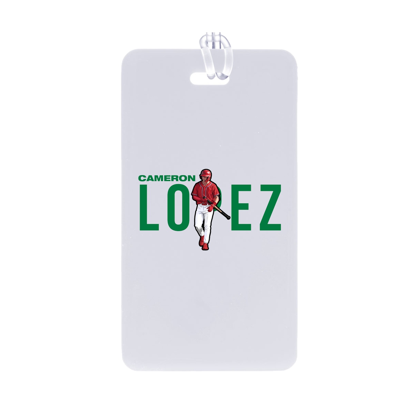 Bag Tag — Player Name in Classic