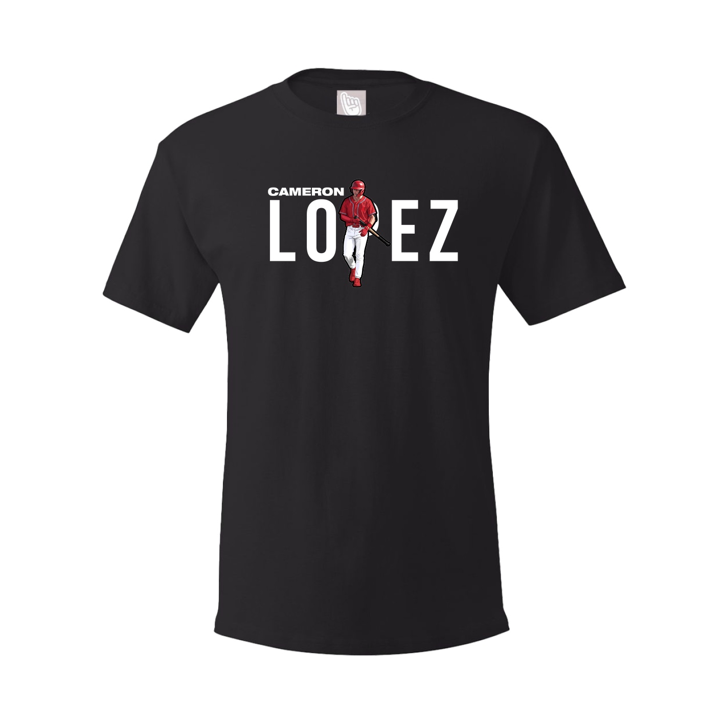 Youth Tee — Player Name in Black