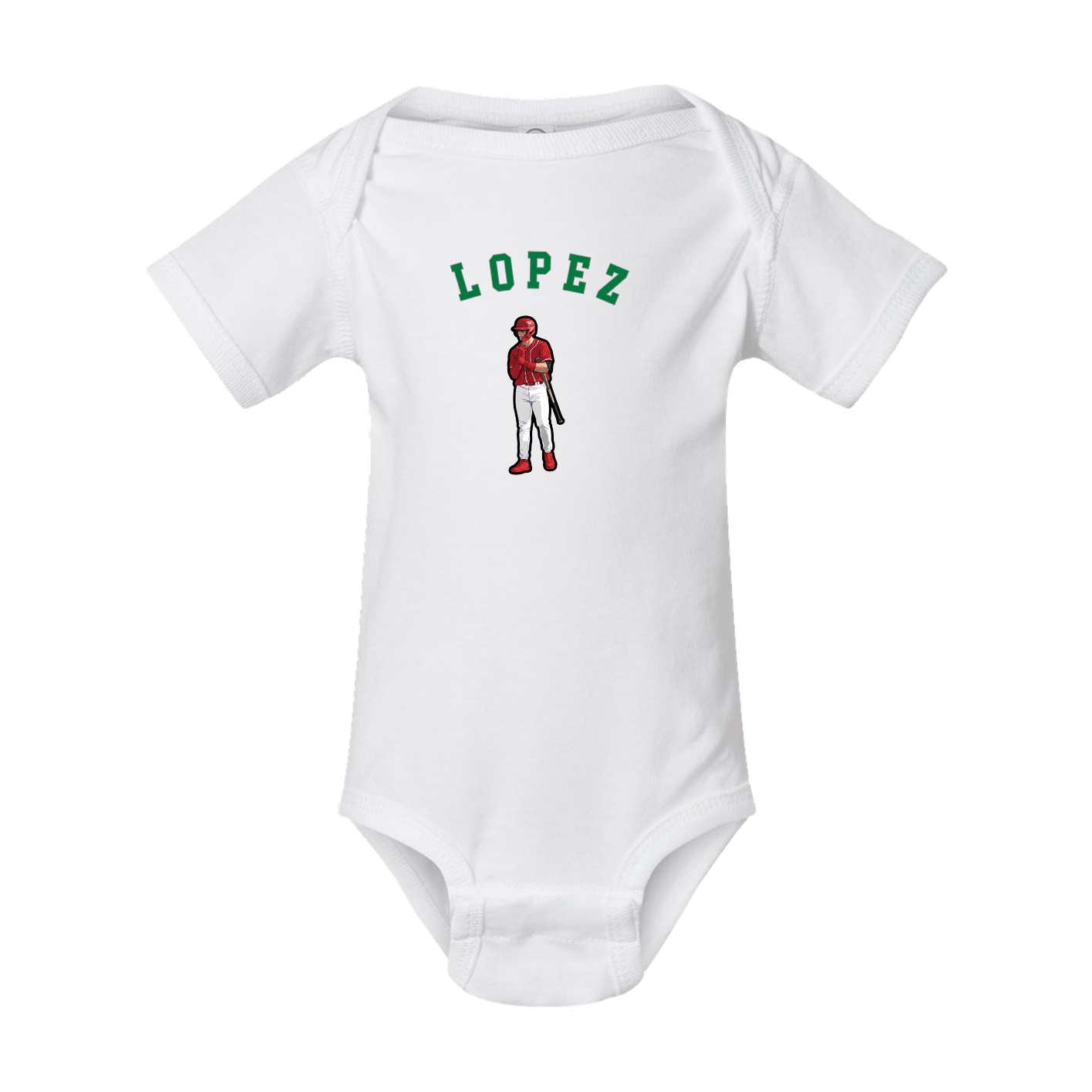 Baby Onesie — Shirsey Arch in White