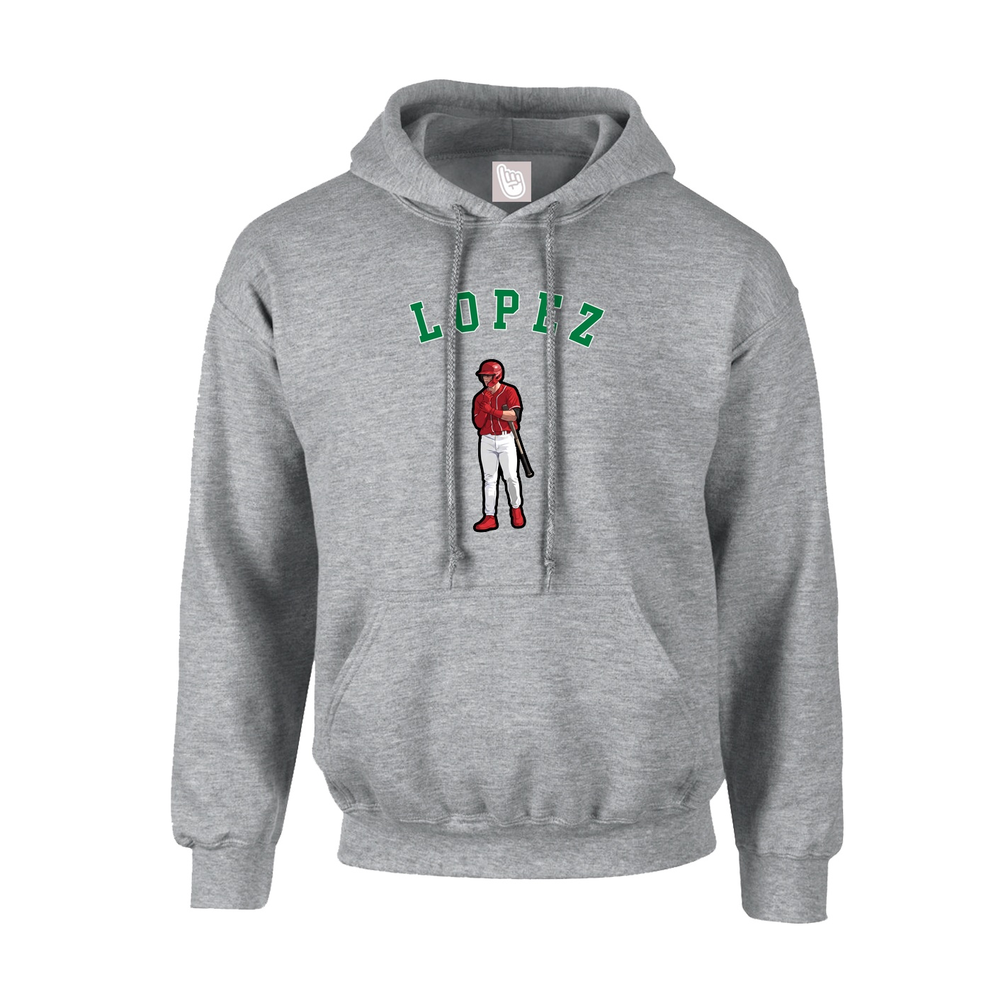 Youth Hoodie — Shirsey Arch in Grey
