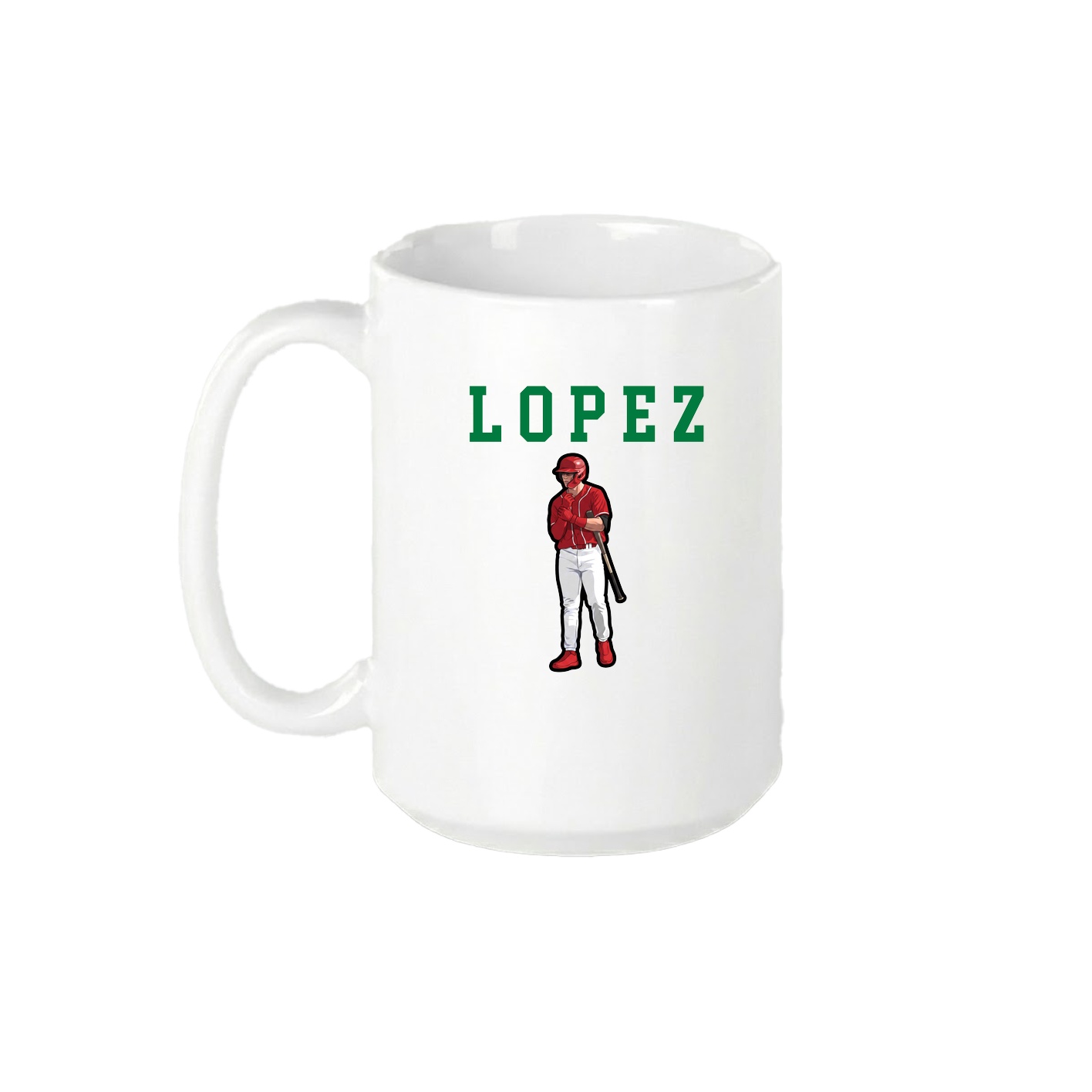 15oz Coffee Mug — Shirsey in White