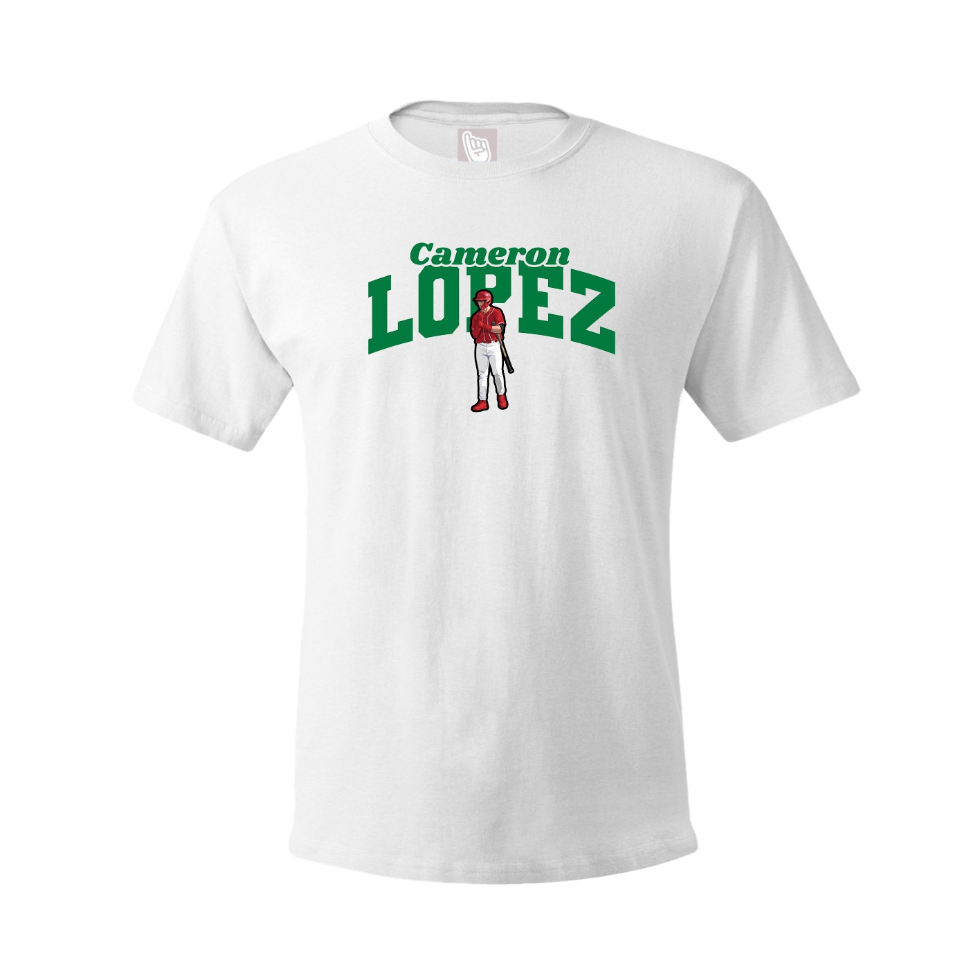 Youth Tee — Signature Arch in White