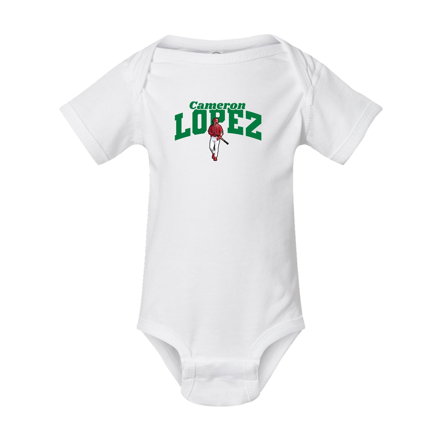Baby Onesie — Signature Arch in White