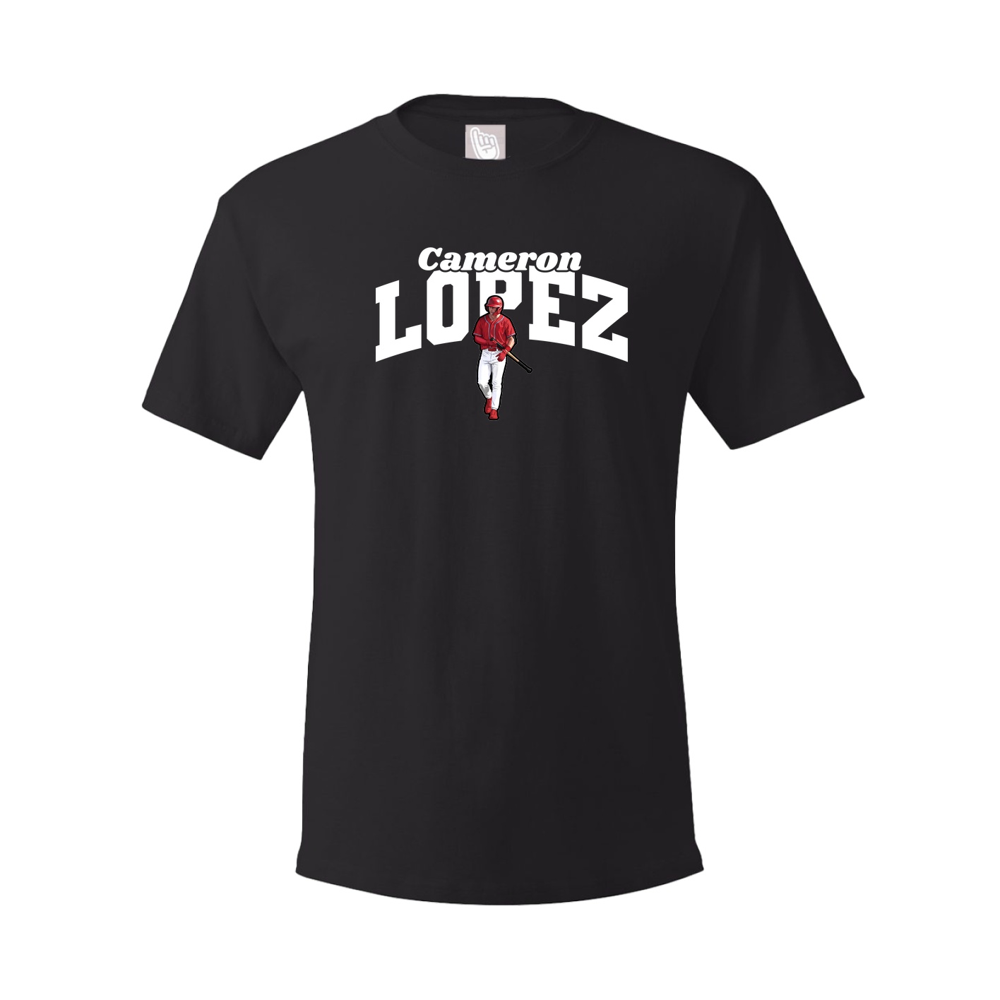Youth Tee — Signature Arch in Black