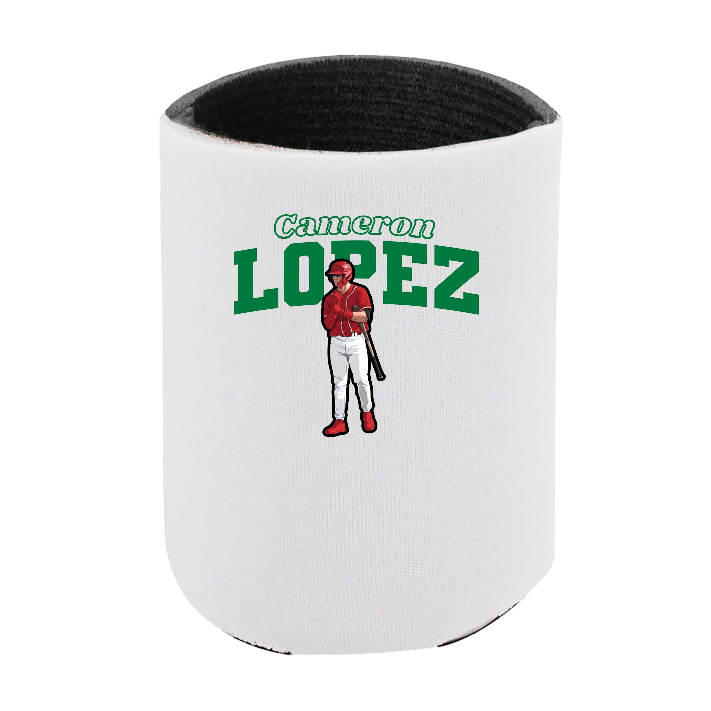 Can Holder — Name Arch in White