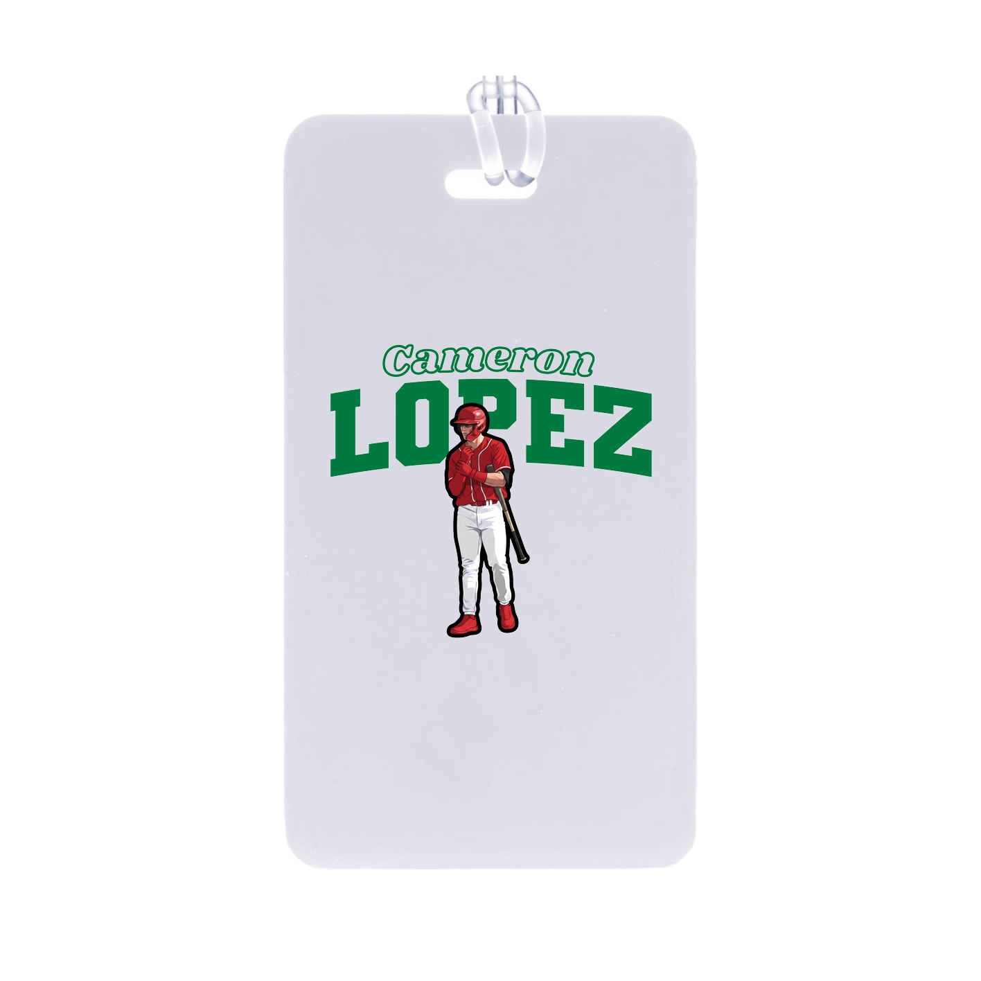 Bag Tag — Name Arch in Classic