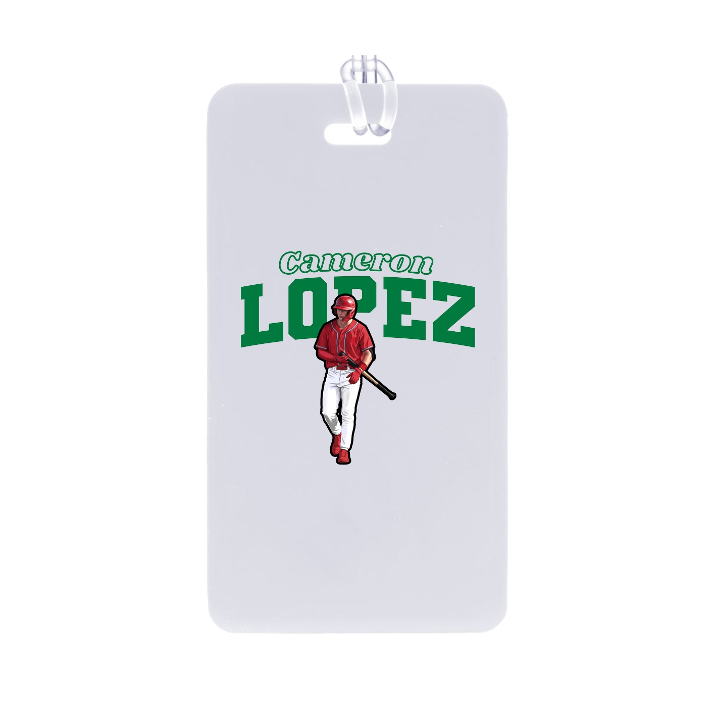 Bag Tag — Name Arch in Classic