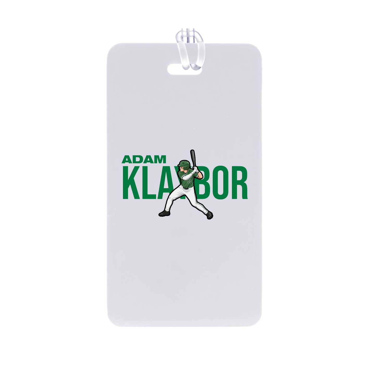 Bag Tag — Player Name in Classic