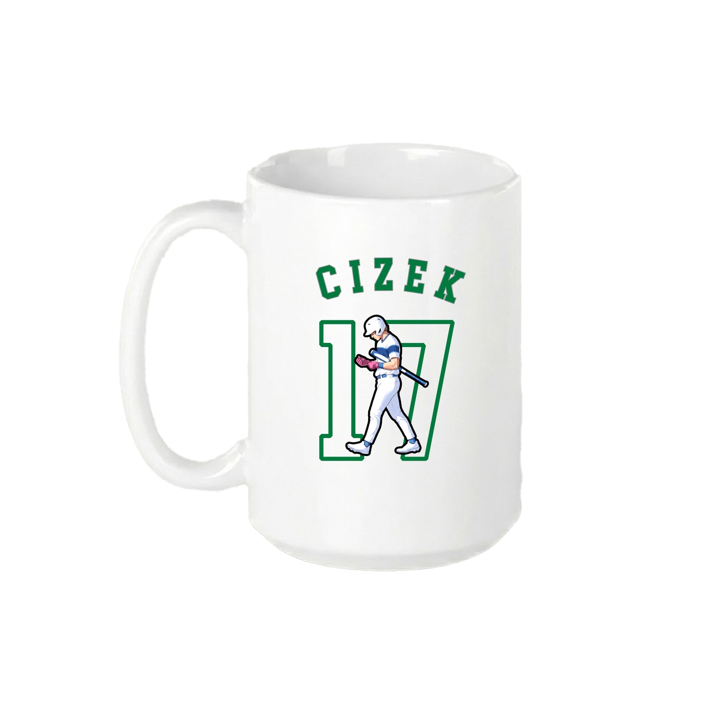 15oz Coffee Mug — Shirsey Arch in White