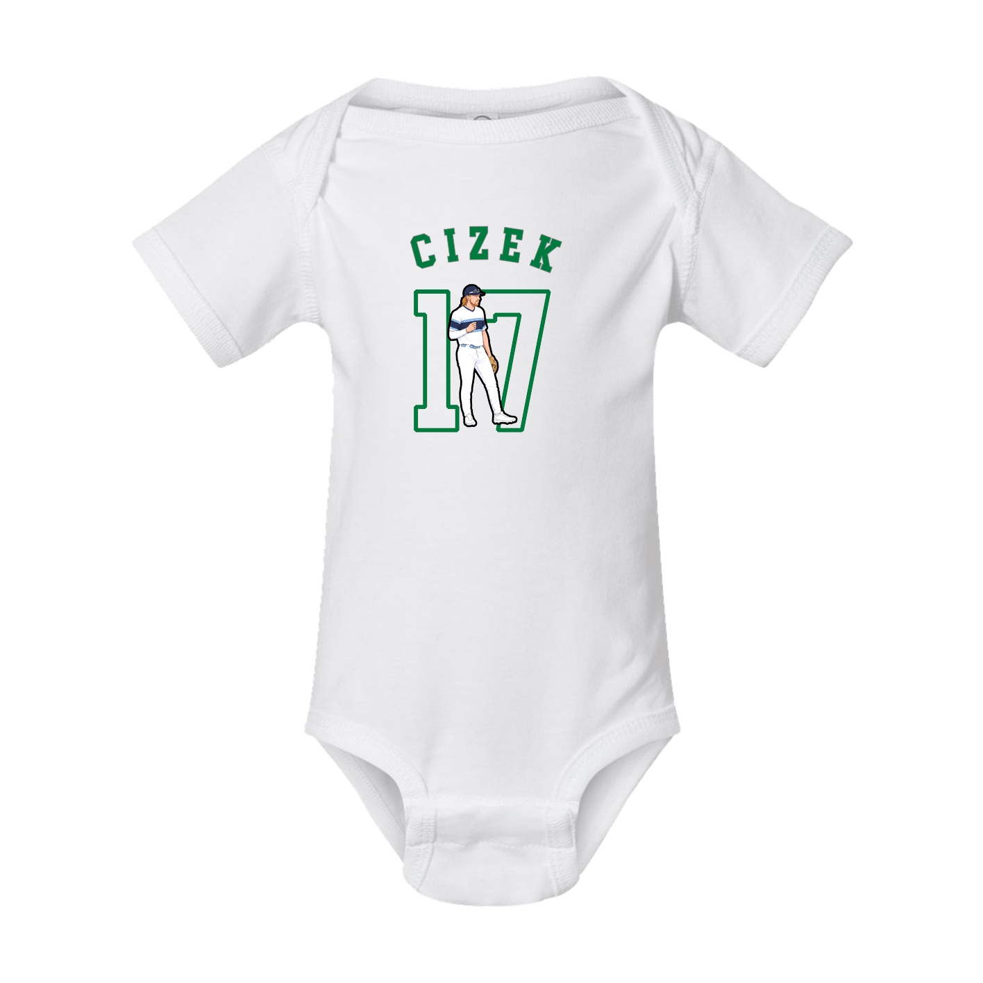 Baby Onesie — Shirsey Arch in White