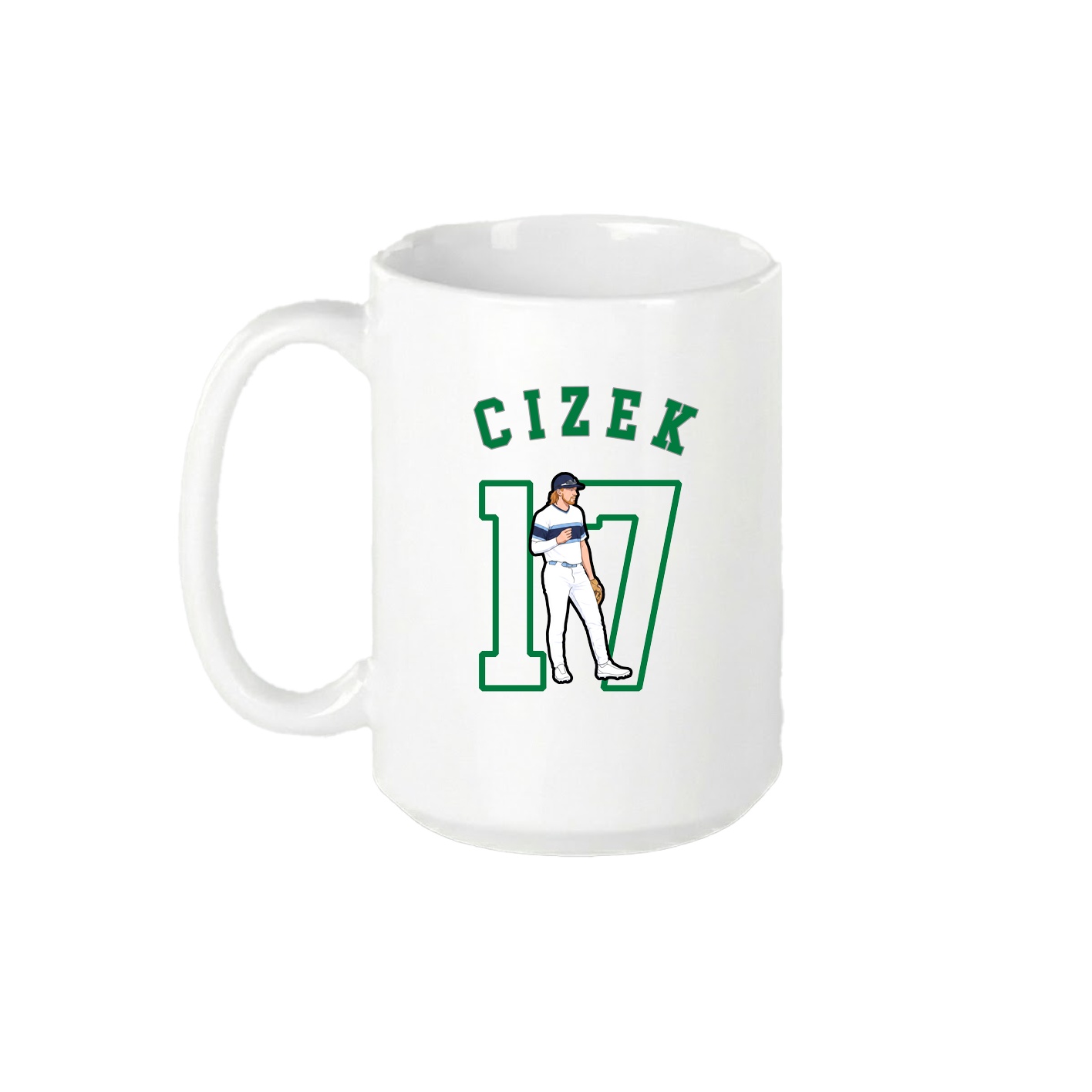 15oz Coffee Mug — Shirsey Arch in White