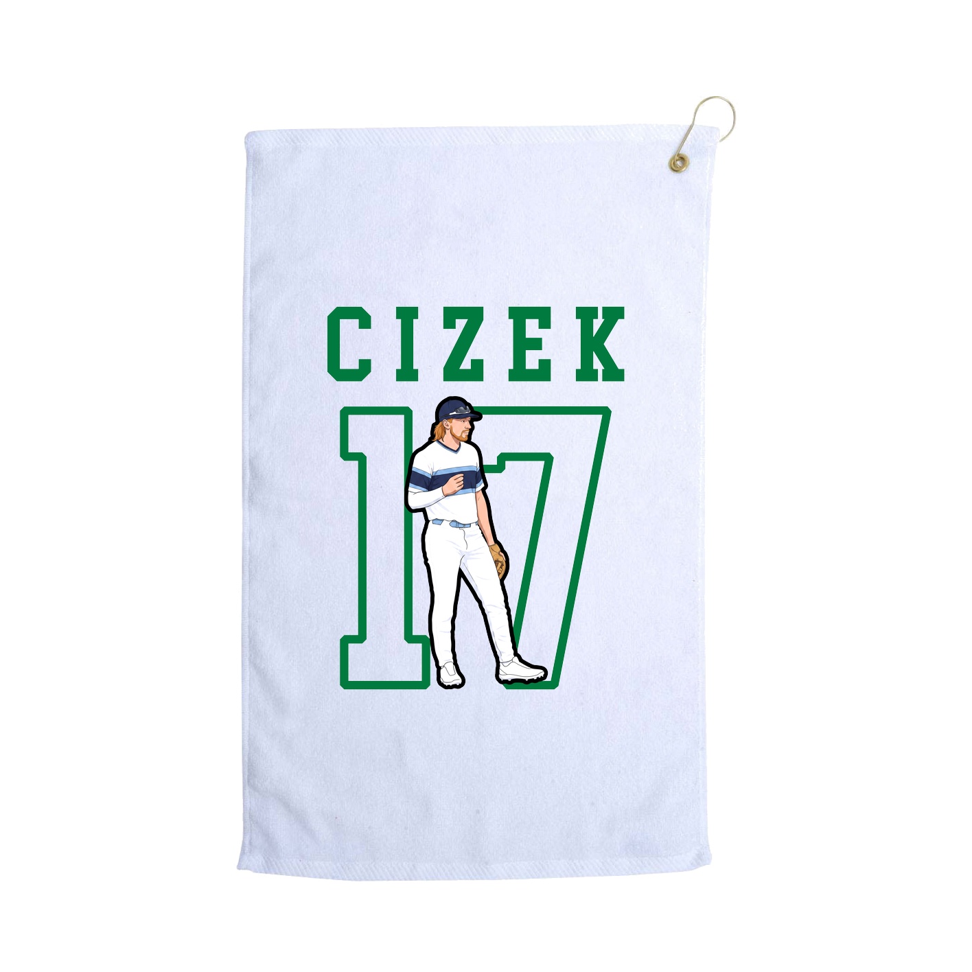 Golf Towel — Shirsey in White