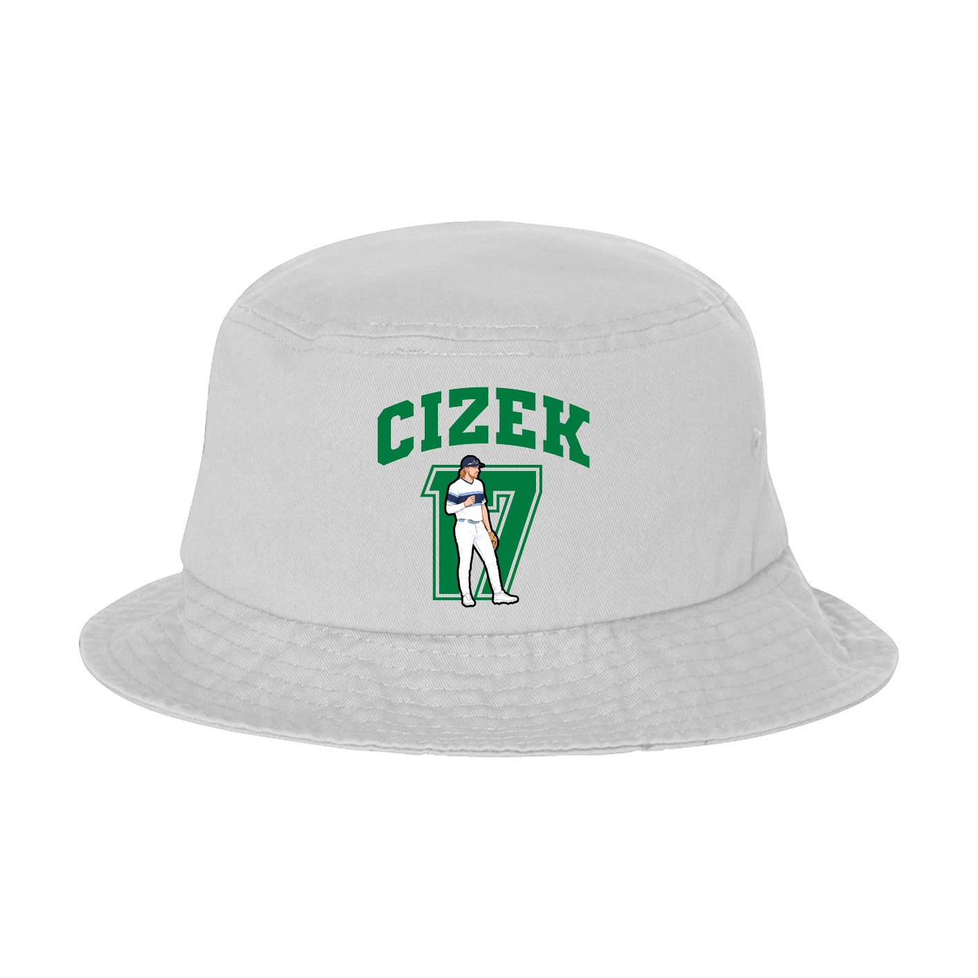 Bucket Cap — Number in White