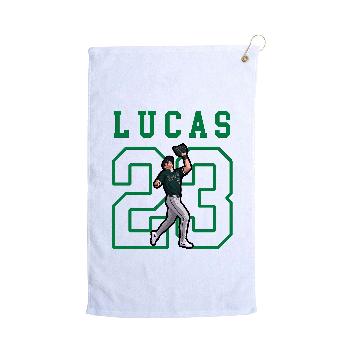 Golf Towel — Shirsey in White