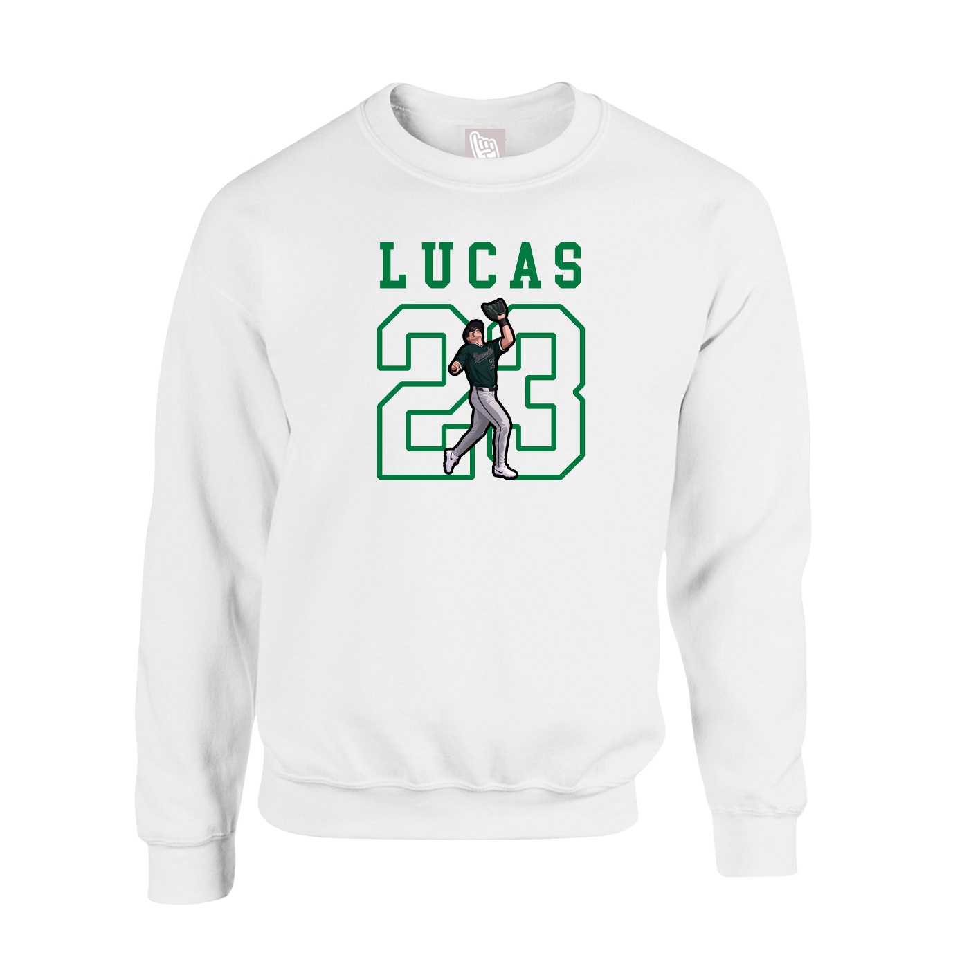 Fleece Crew — Shirsey in White