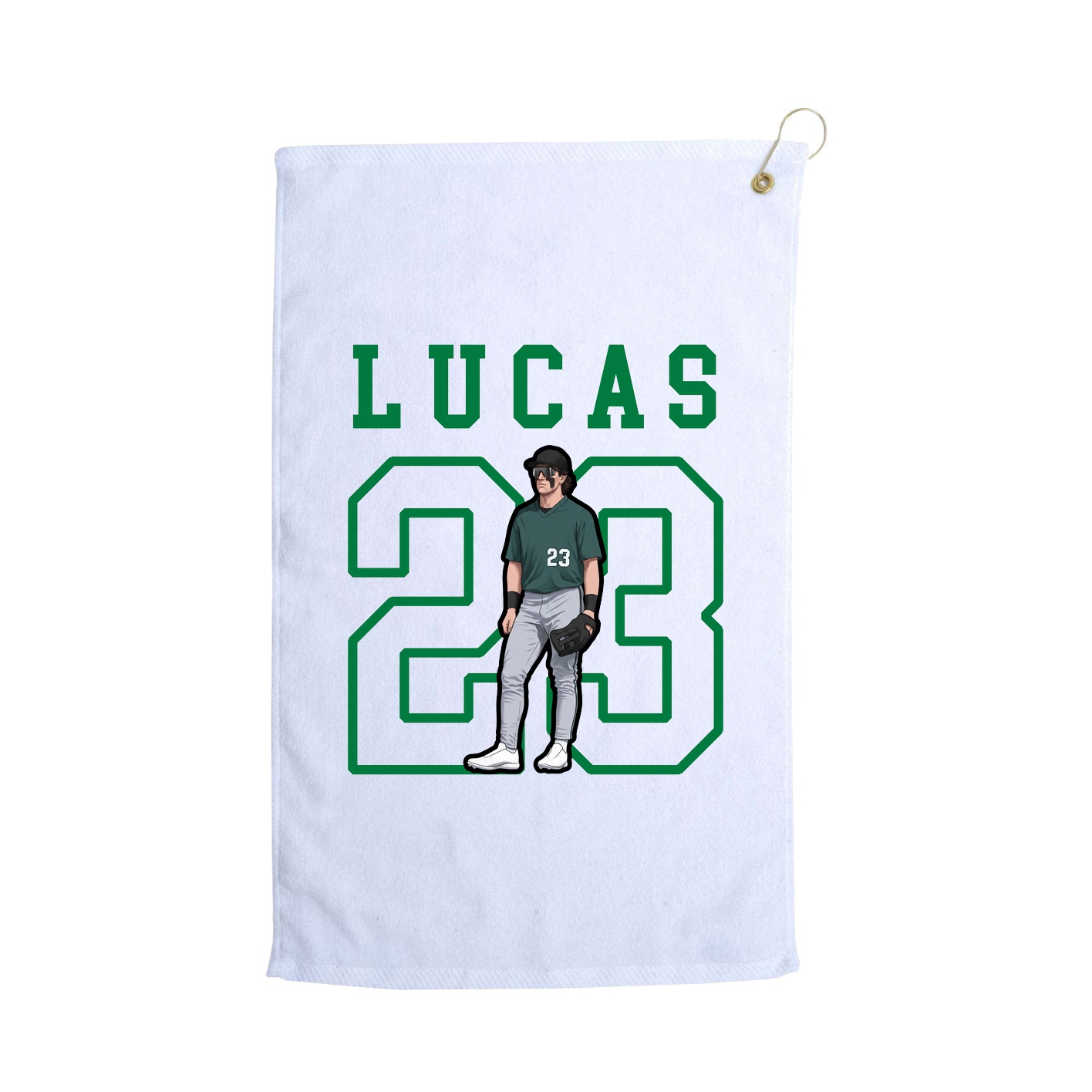Golf Towel — Shirsey in White