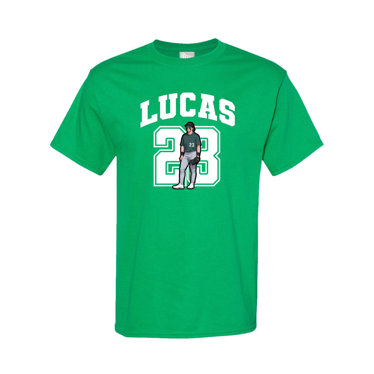 Tee — Number in Green